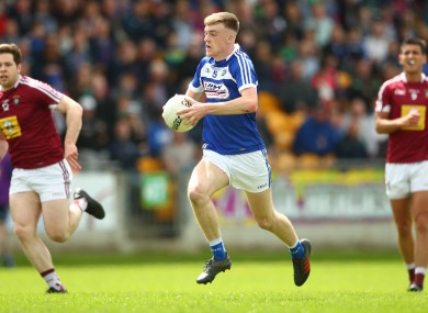 Sean O'Flynn in action for Laois in the Leinster senior championship last year.