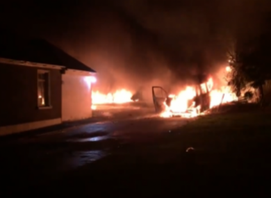 File photo of a fire at the property in December 2018.