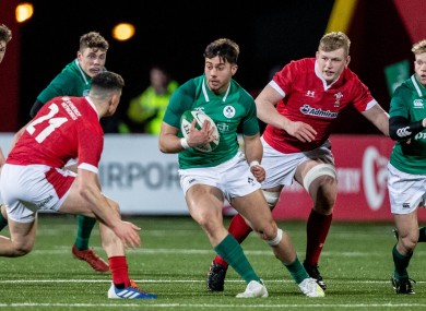 Kelly has a cut during the win over Wales in Cork.
