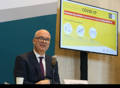 Chief Medical Officer Dr. Tony Holohan.