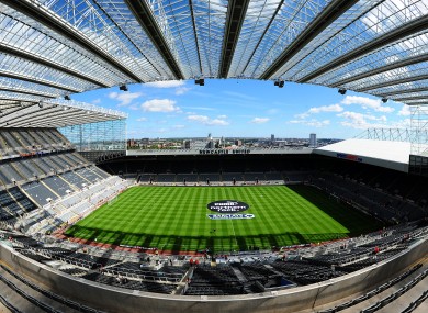 St James' Park, home ground of Newcastle United.
