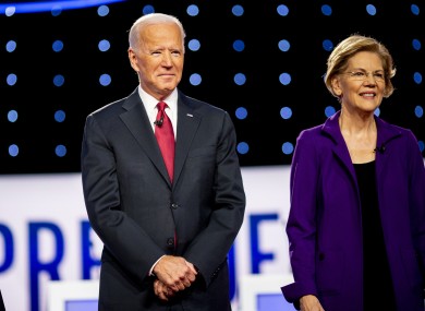 Joe Biden and Elizabeth Warren