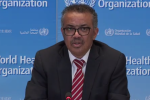 WHO director general Tedros Adhanom.