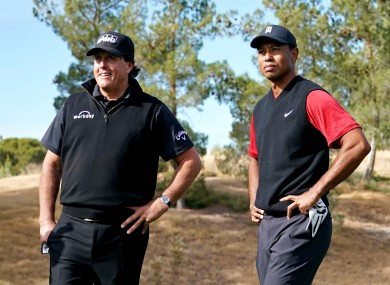 Money in the bank: Mickelson defeated Woods in 2018 in a one-on-one matchup for $9 million.