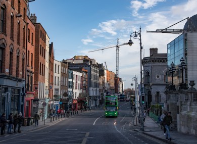 File photo. The incident occurred on Dame Street in Dublin.
