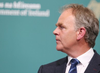 Minister for Education Joe McHugh at today's announcement.