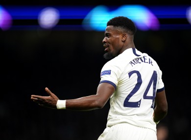 Serge Aurier (file pic).