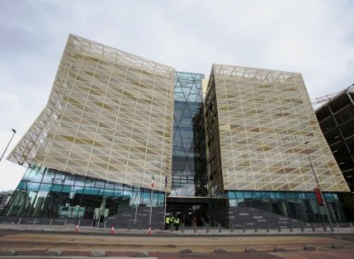 The Central Bank building in Dublin.