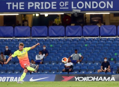 De Bruyne is eyeing a shot at the treble.