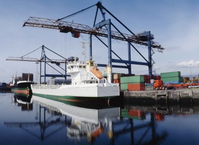 File photo of docks in Belfast, NI.