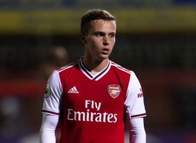 Nathan Tormey joined Arsenal at U12 level.