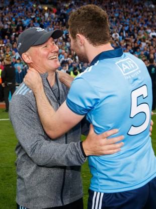 Jim Gavin and Jack McCaffrey after the 2019 All-Ireland final replay.