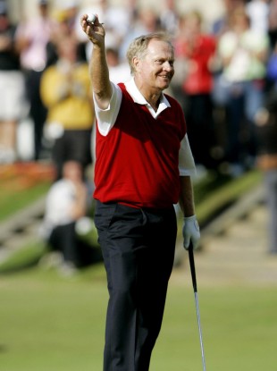 Jack Nicklaus (file photo) from 2005 at St Andrews