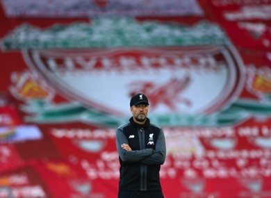 Liverpool manager Jurgen Klopp.