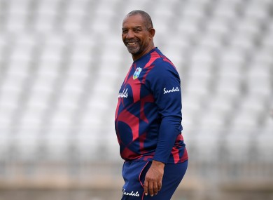 West Indies cricket coach Phil Simmons.