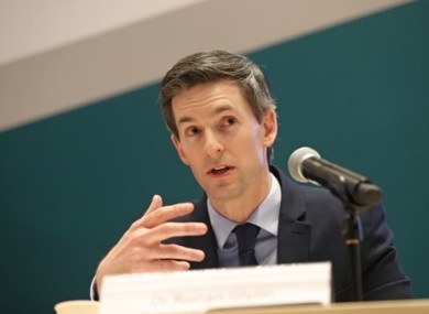 Acting chief medical officer Dr Ronan Glynn.