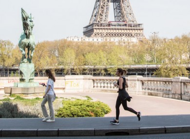 Joggers and cyclists will not be asked to wear masks in public.
