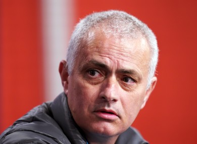 Jose Mourinho (file pic).