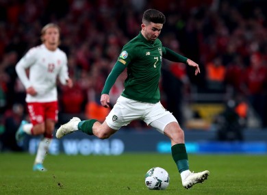 Ireland's Sean Maguire.