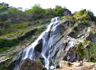Powerscourt waterfall in Co Wicklow.