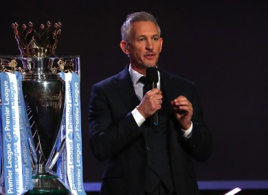Gary Lineker is remaining with the BBC.