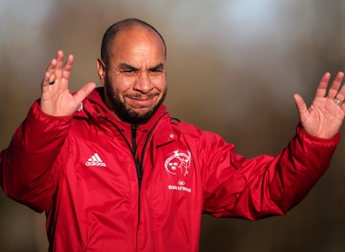 Departing Munster head of athletic performance Denis Logan.
