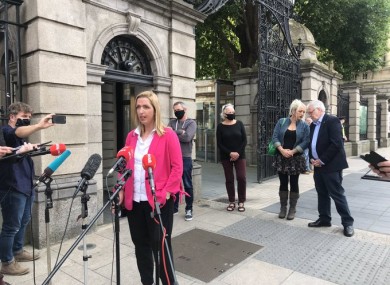 Cancer campaigner Vicky Phelan asks for politicians to be given a free vote on the Bill.