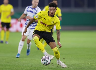 Jadon Sancho (file pic).