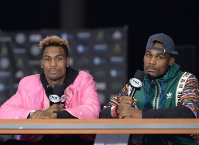 The Charlo twins, Jermall and Jermell (file pic).