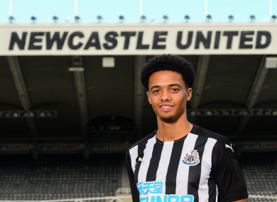 Jamal Lewis at St James' Park.