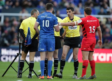 Pascal Gauzère was assistant referee for last year's final between Leinster and Saracens.