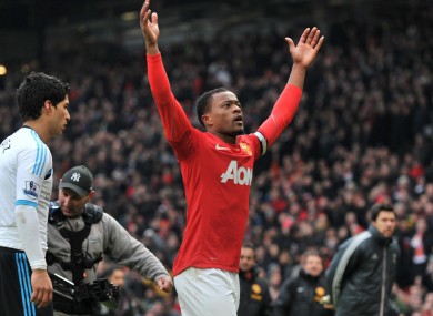 Former Manchester United defender Patrice Evra.