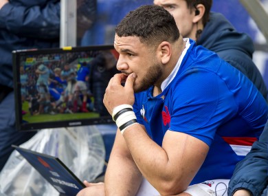 Haouas was sent off for punching against Scotland earlier this year.