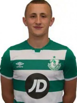 Sam Curtis, the 14-year-old who made his Shamrock Rovers debut today.