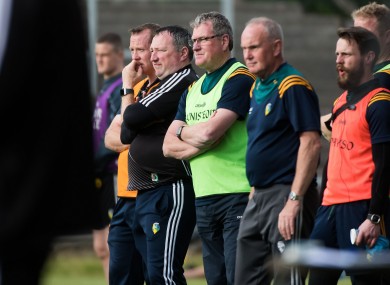 Terry Hyland and the Leitrim backroom team.