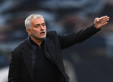 Jose Mourinho (file pic).