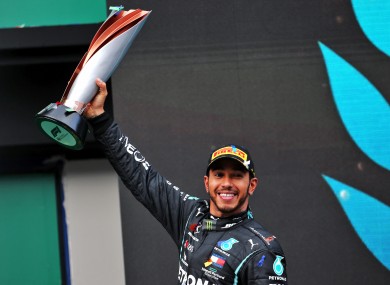 Mercedes AMG F1's Lewis Hamilton (file pic).