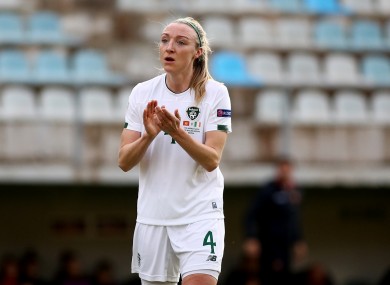 Ireland defender Louise Quinn.