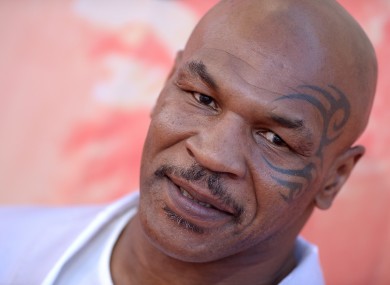 Mike Tyson (file pic).
