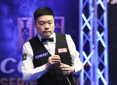 Ding Junhui of China (file pic).