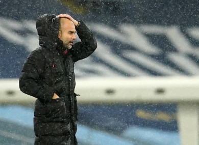 Manchester City manager Pep Guardiola.