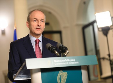 Taoiseach Micheál Martin