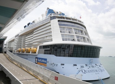 The Quantum of the Seas cruise ship returned to port after a passenger tested positive for Covid-19.