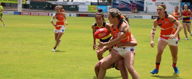 Bríd Stack in action for the Greater Western Sydney Giants.