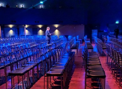 This year's Holocaust memorial event was broadcast from the Mansion House in Dublin without a physical audience