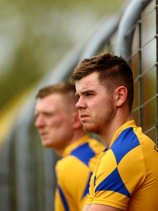 Portumna’s Joe Canning and Jack Canning after they were red carded during the 2020 club championship.