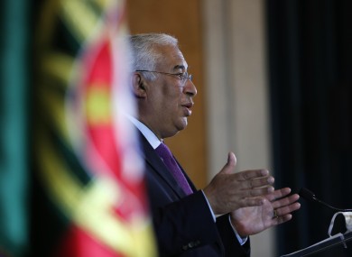 Portuguese Prime Minister Antonio Costa.