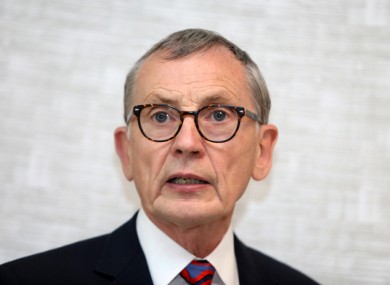 Dr Gabriel Scally as he published the CervicalCheck report in 2018.