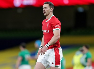 George North pictured during Wales' defeat to Ireland in the Autumn Nations Cup last November.