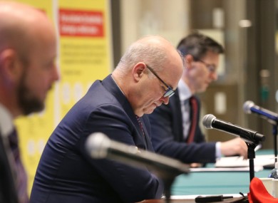 File image of CMO Dr Tony Holohan at the Department of Health last week.